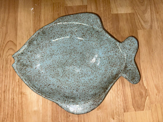 Turquoise Fish plate